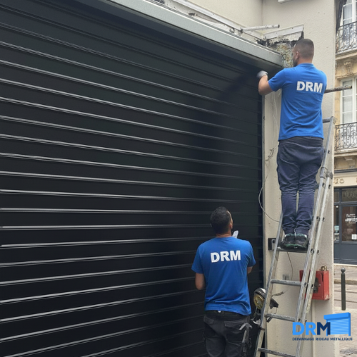 Diagnostic transparent et devis après entretien rideau métallique à Boulogne-Billancourt - DRM